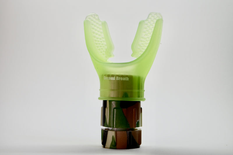 Second Breath Respiratory Trainer | Made with High Grade Silicone | Premium Lung Exerciser in Four Exotic Colors | Breathe Easier with Stronger Lungs | Portable & Easy to Clean
