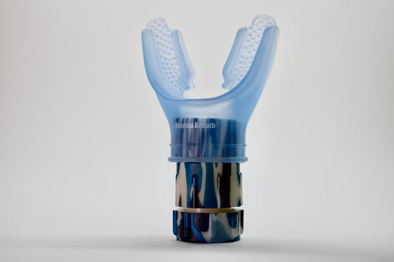 Second Breath Respiratory Trainer | Made with High Grade Silicone | Premium Lung Exerciser in Four Exotic Colors | Breathe Easier with Stronger Lungs | Portable & Easy to Clean
